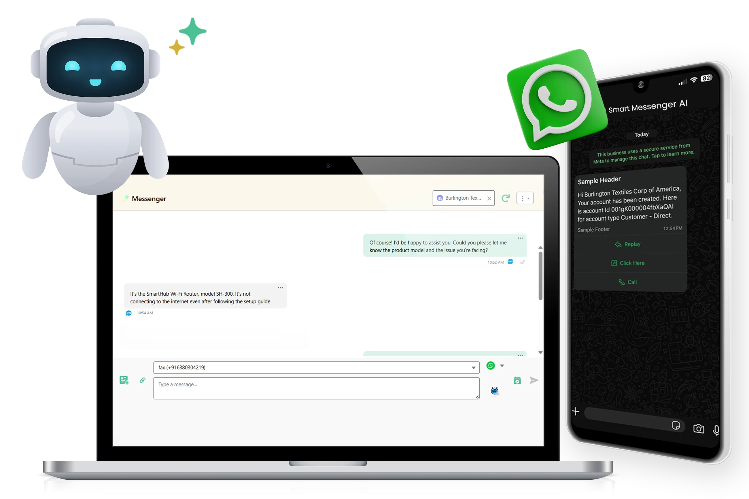 Your Trusted SMS & WhatsApp Messaging App for Salesforce